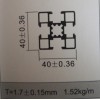 【廠家】40*40流水線鋁型材