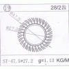 Φ47.5*27.2太陽(yáng)花