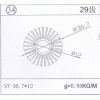 Φ36.7*12太陽花