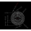 這個太陽花模具哪家鋁材模具廠能開 齒厚0.5