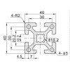 這種40*40的流水線型材哪家有？