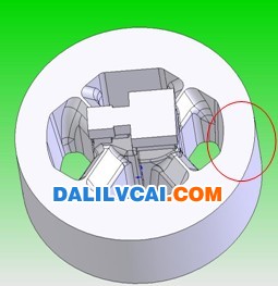 模具尖角位進(jìn)行倒圓處理效果dalilvcai.com