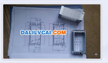 逆變器外殼鋁型材圖紙