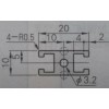 誰有如圖所示H鋁型材10mm*20mm