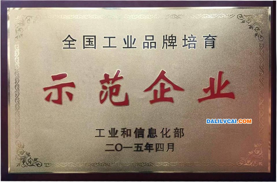 偉業(yè)鋁材獲工信部授予“工業(yè)品牌培育示范企業(yè)”的獎牌