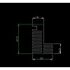找如圖所示梳形散熱器鋁材