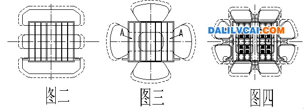 工業(yè)用換熱器鋁材模具設(shè)計(jì)方案圖