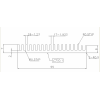 找57*7.0mm的梳形散熱器鋁材