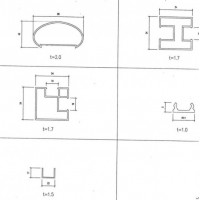 找如圖所示扶手鋁型材