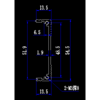 找13.5*51.9mm的工業(yè)鋁殼型材