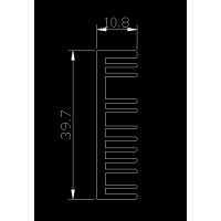 誰有這款39.7*10.8的散熱器鋁材