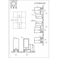 經(jīng)濟(jì)型LC系列鋁合金玻璃幕墻型材