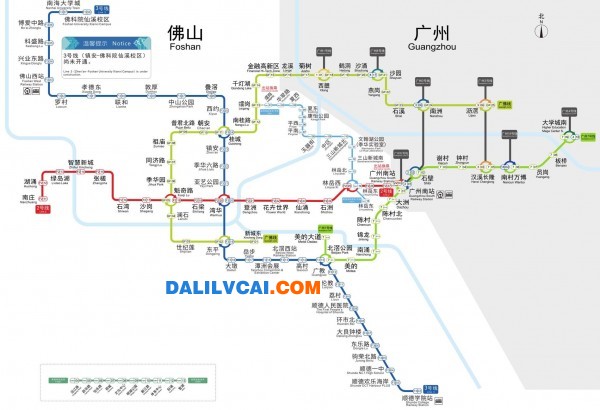 2022年12月29日更新佛山最新地鐵線路圖