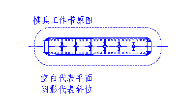 鋁型材擠壓模具工作帶原圖