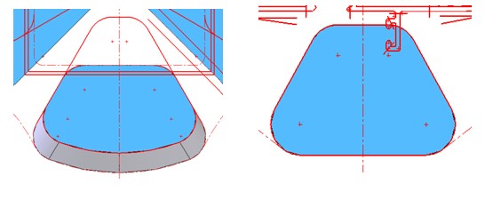 鋁材擠壓模具對稱的分流孔