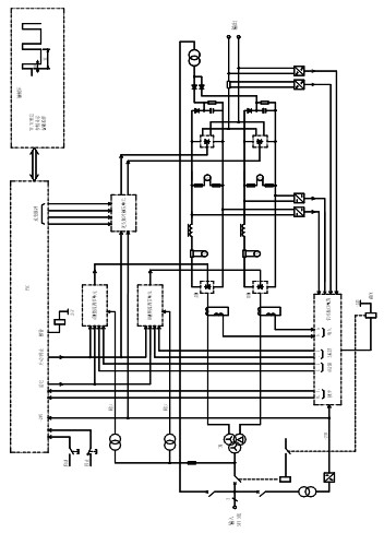 鋁材表面均勻化著色電源主回路原理框圖