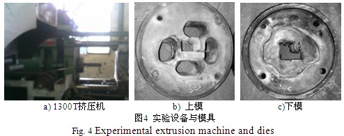 鋁型材擠壓機(jī)及下下模具圖