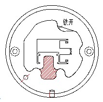 鋁型材擠壓模具銑開鉗流位置