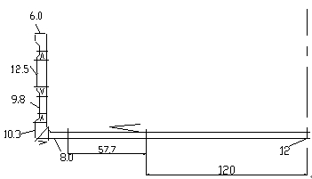 鋁模板型材擠壓模具工作帶各部位的厚度