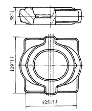 汽油機(jī)軸承蓋鋁鍛件