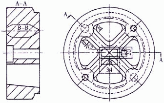 鑲嵌式鋁材模具上模